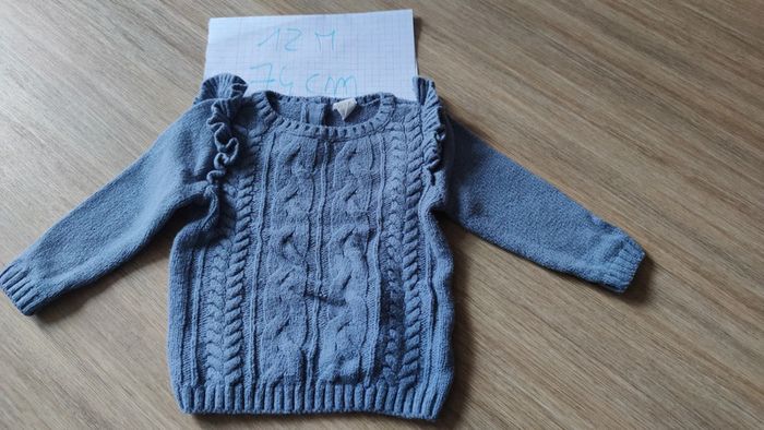 Pull chaud hiver 12m