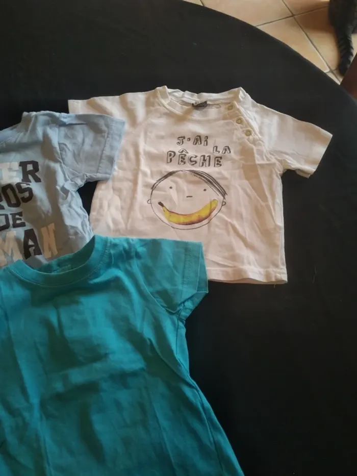 Lot de 4 Tee Shirt Garçons 6 Mois