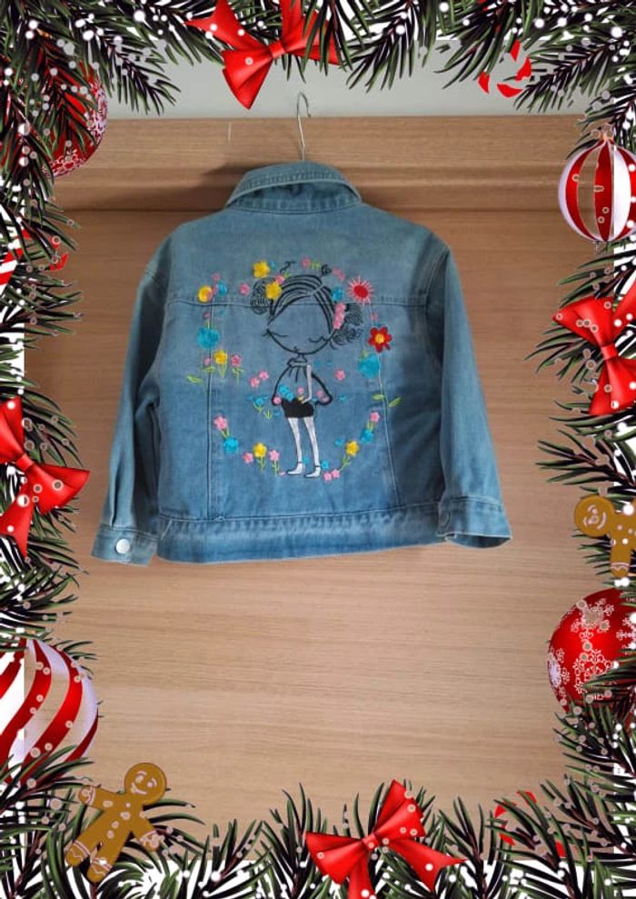 Veste en jean's taille 4 ans - photo numéro 2