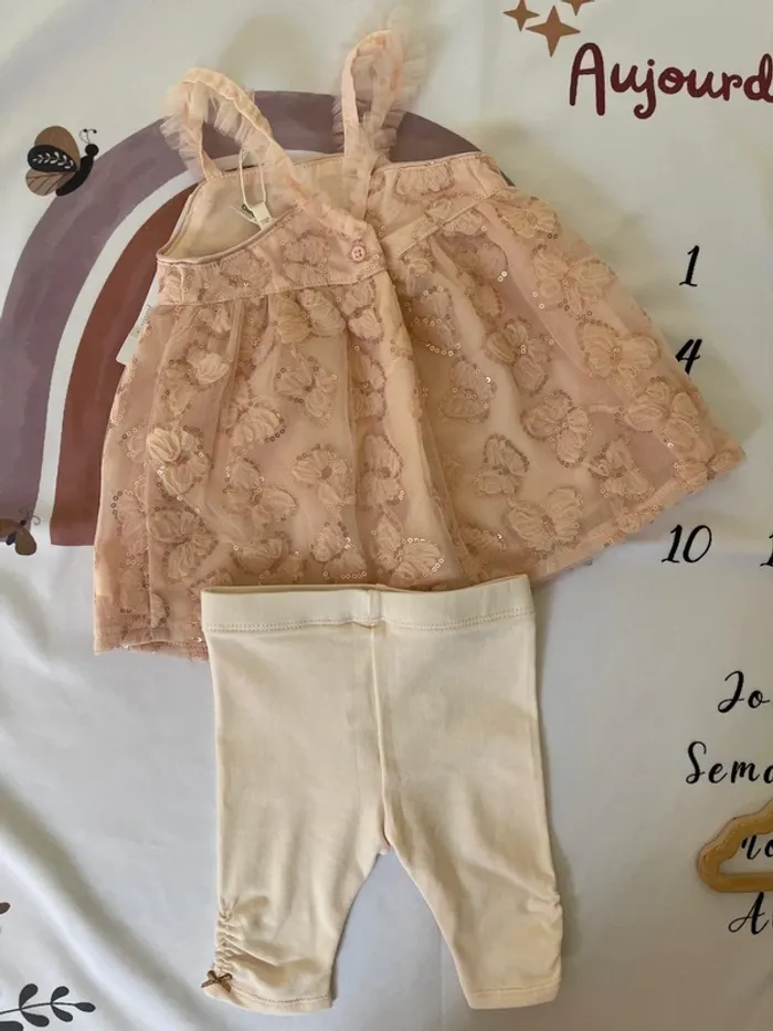 Ensemble bébé fille - 9 mois / 71 cm - Orchestra (neuf avec étiquette) - photo numéro 3