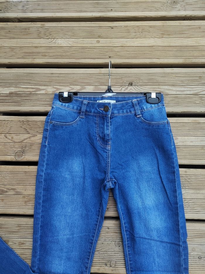 Jean Bleu Femme – Taille 34 / XS – Très Bon État – Gémo - photo numéro 3