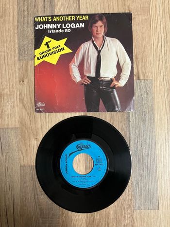 Vinyle 45 tours-Johnny Logan-What’s another year