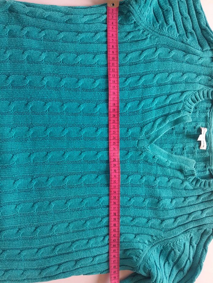 Petit pull coton torsadé croft&Barrow taille l ou Xl - photo numéro 5