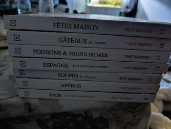 Lot de livres hachette cuisine fait maison
