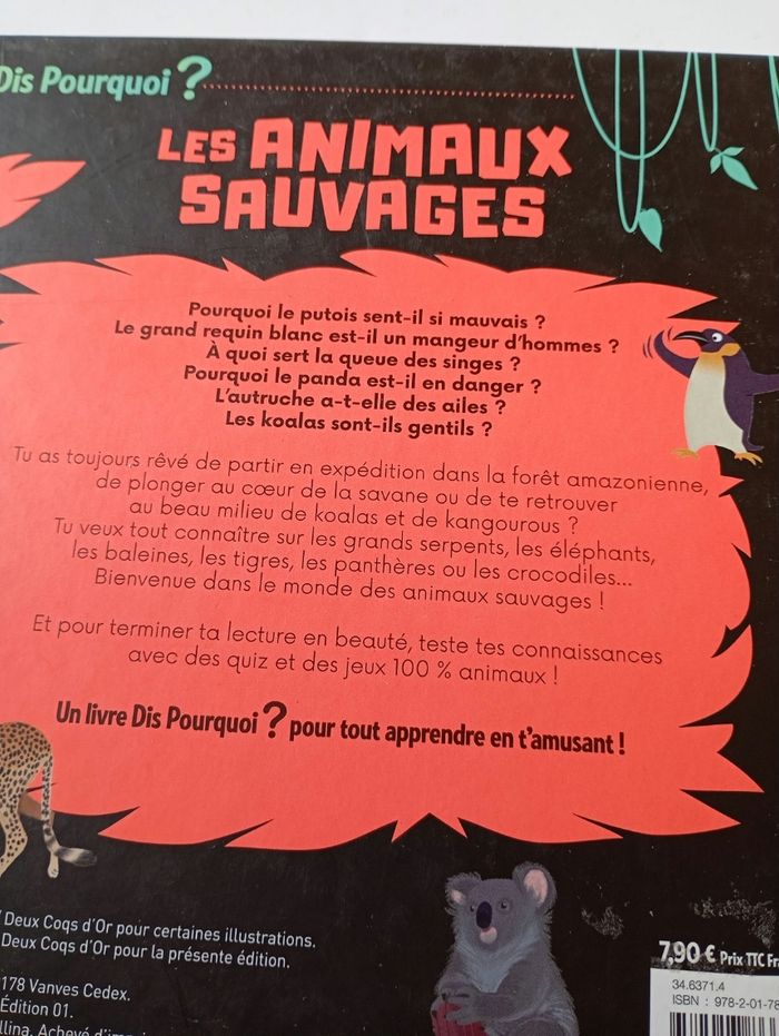 Dis pourquoi : les animaux sauvages - photo numéro 5