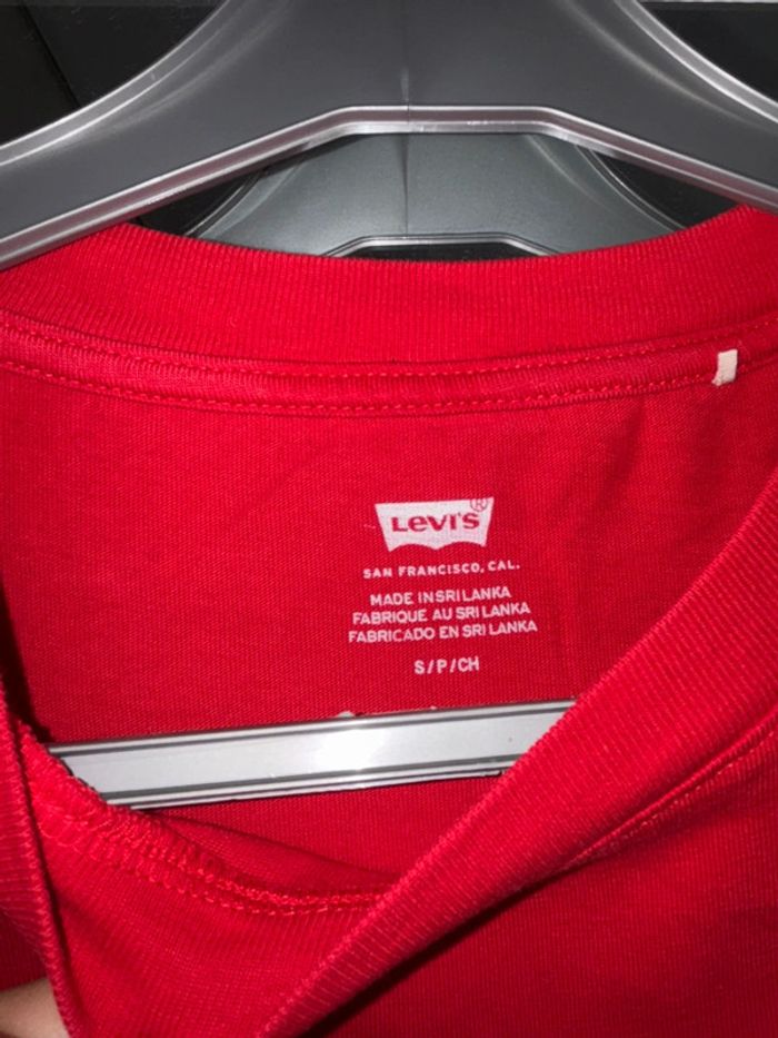 T-shirt Levi’s rouge - Taille S - photo numéro 3