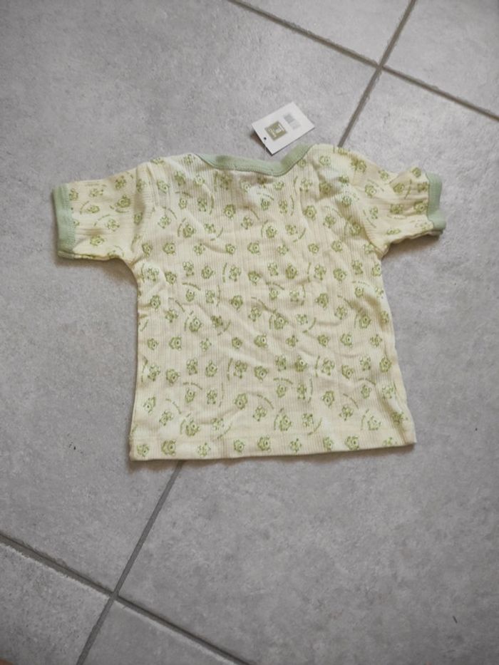 Tee shirt maillot de corps Éliot et Capucine 18 mois - photo numéro 2