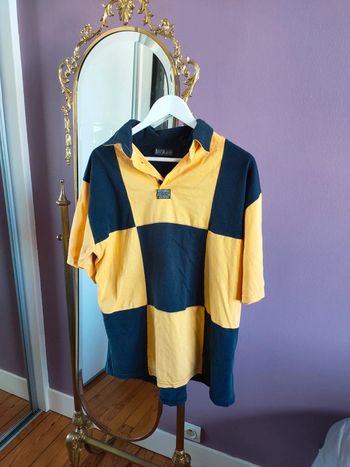 Polo vintage à carreau