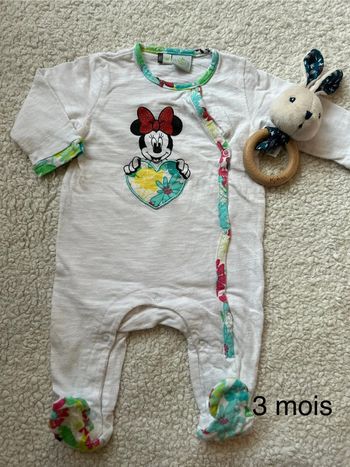 Pyjama fin Minnie 3 mois