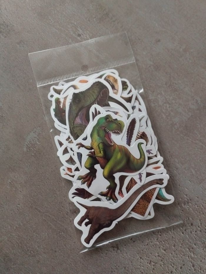 Lot stickers autocollants dinosaures 🦖🦕 - photo numéro 2