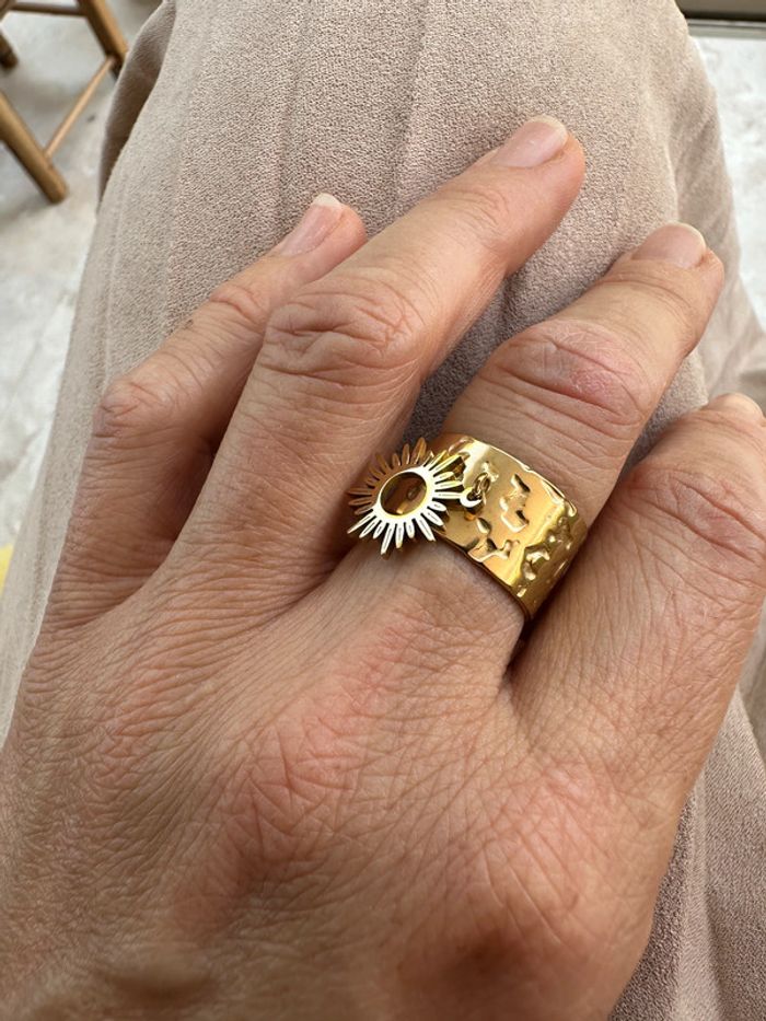 Bague or manchette soleil - photo numéro 2