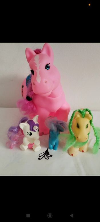 Lot de 4 poneys