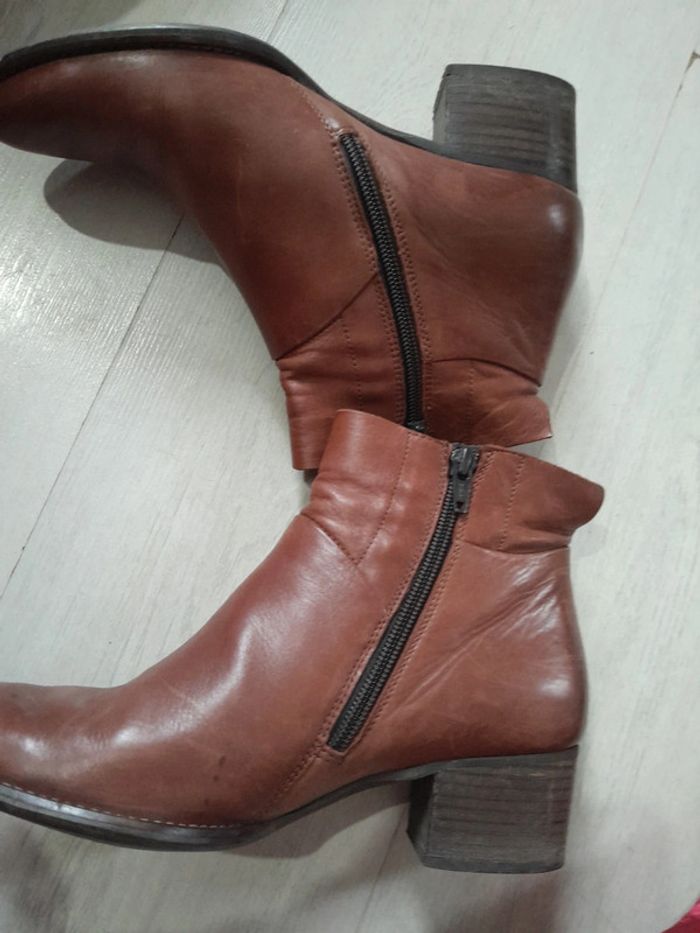 Bottine cuir Paul Green taille 4 - photo numéro 4