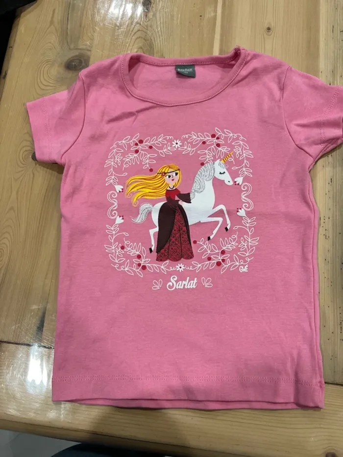 Tee shirt rose sarlat