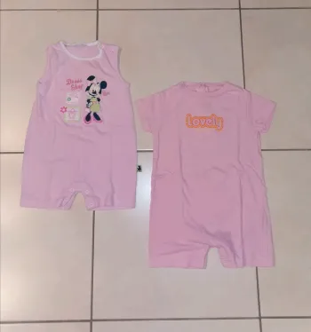 Lot Combishort disney Minnie 18 mois