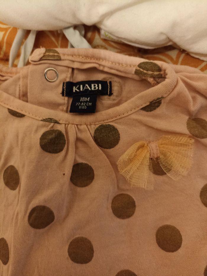 Lot de 2 tee-shirt manches courtes Kiabi 18 mois - photo numéro 3