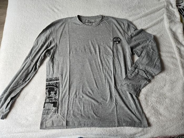 T-shirt manches Longues Napapijri T.XXL neuf
