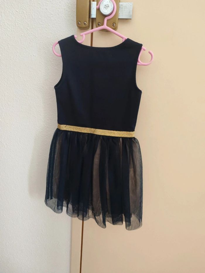 Robe de soirée avec collant pailleté - photo numéro 2