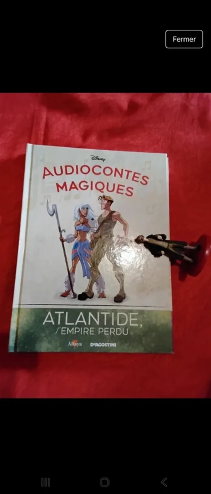 Livre+Figurine57 audioconte magique altaya deagostini disney magic audio conte compte