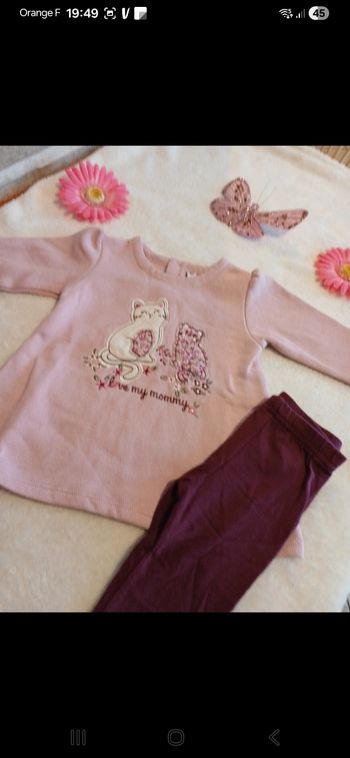 Ensemble bébé taille 6 mois