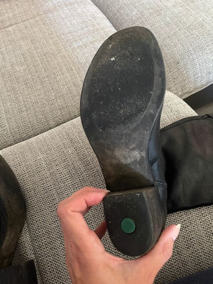 Bottes cuir kickers t37 - photo numéro 4