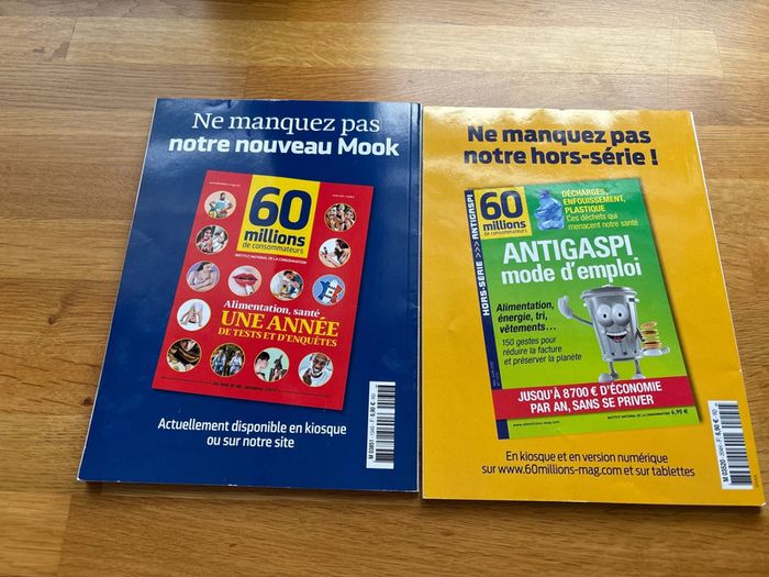 Lot 2 magasines 60 millions de consommateurs - photo numéro 2