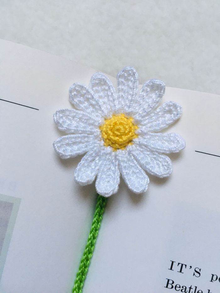 Marque page marguerite