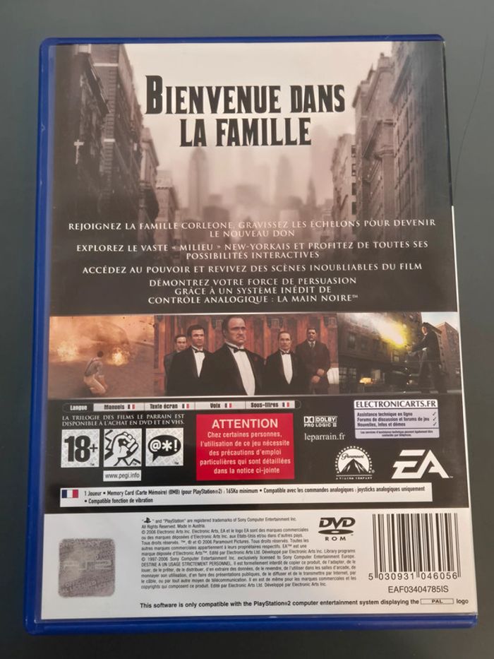 Le Parrain Playstation 2 - photo numéro 2