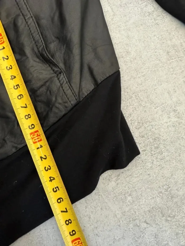 Veste en cuir Patrizia Pepe femme noire taille 40 fr, 44 italien - photo numéro 15