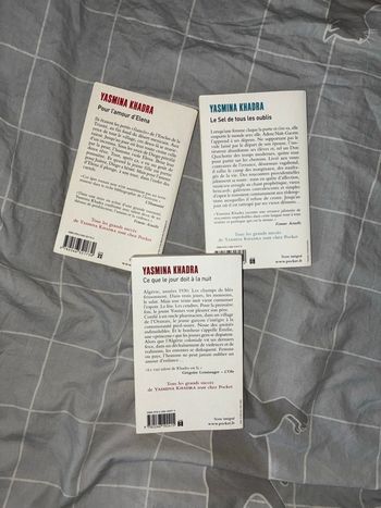 Lot de 3 livres - Yasmina Khadra 