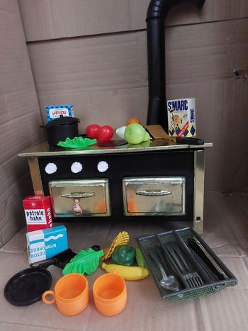 Cuisine à bois vintage