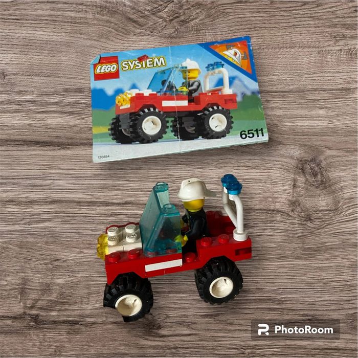 Lego system 6511 la voiture de pompier jeep