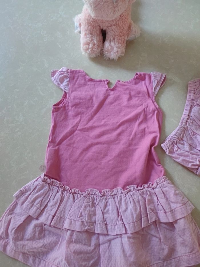 🌸robe été rose et boomer 2 ans - photo numéro 5