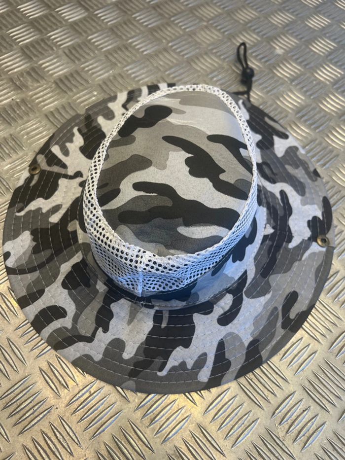 chapeau camouflage maille respirante pêche chasse randonnée jungle camping militaire - photo numéro 2