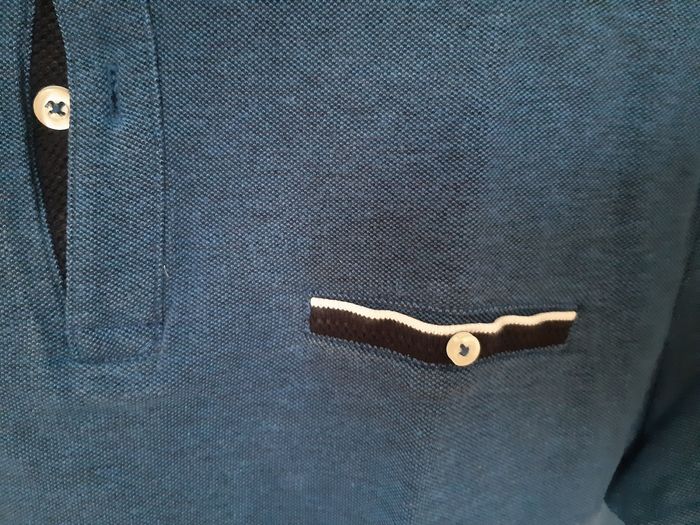 Polo manches courtes bleu marine / taille L / Brice - photo numéro 4