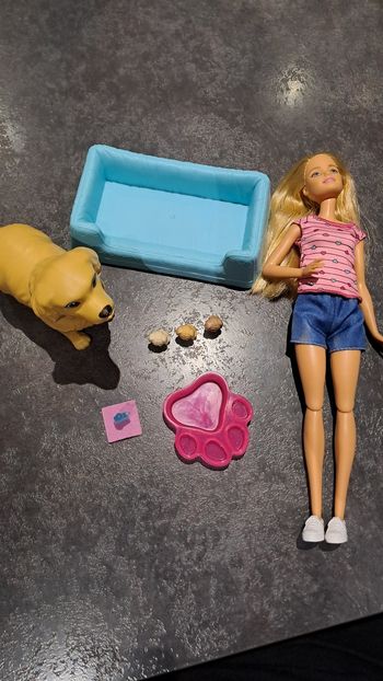 Barbie naissance des chiots