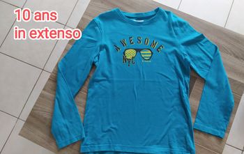 Tee-shirt manches longues 10 ans in extenso