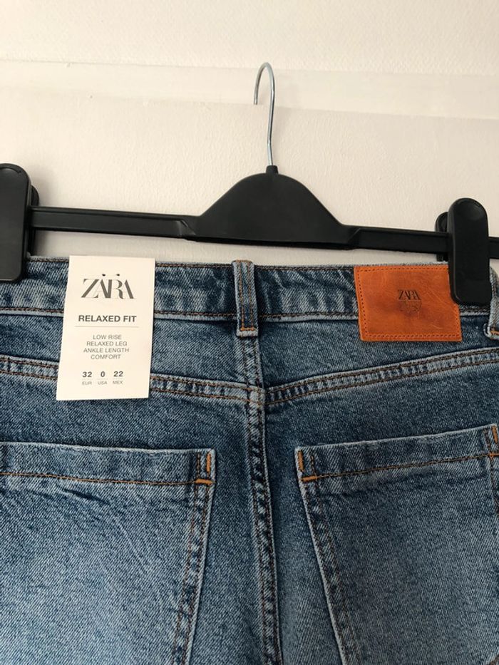 Superbe beau jean relaxed fit Zara neuf avec étiquette taille 32 - photo numéro 8
