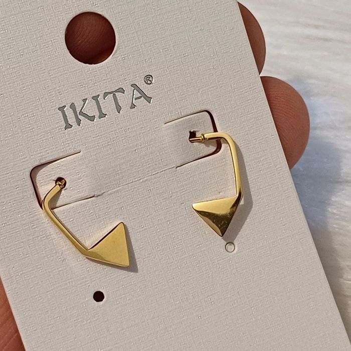 Boucles d'oreilles ikita en acier inoxydable - photo numéro 2