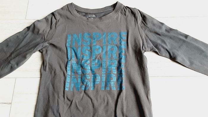 Vêtement garçon tee-shirt manches longues Kiabi 6 ans - photo numéro 2
