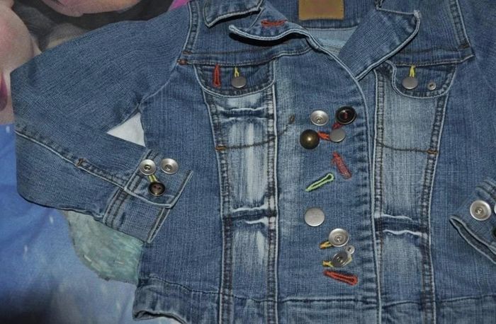 Veste en jean 6 ans fille - photo numéro 2