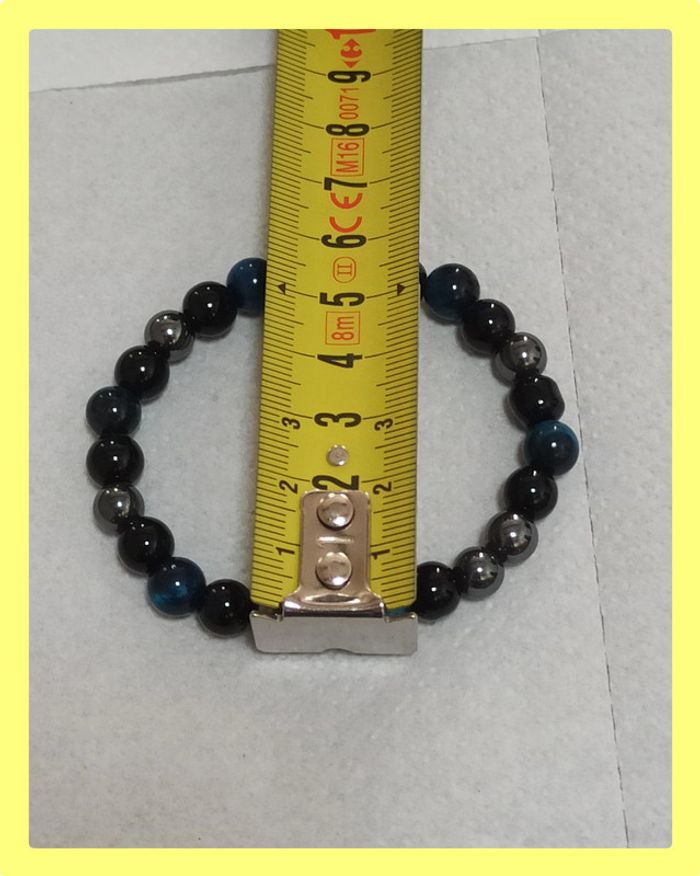 Bracelet en perles énergétiques ou lithothérapeutique - photo numéro 4