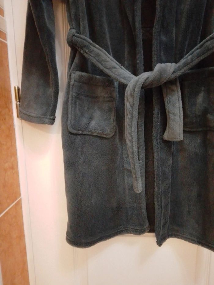 Robe de chambre/peignoir gris foncé T.10/12 ans - Kiabi - photo numéro 3