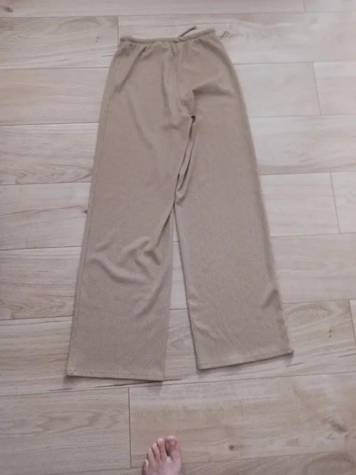 Pantalon fille en jersey froissé fille 14 ans H&M - photo numéro 2