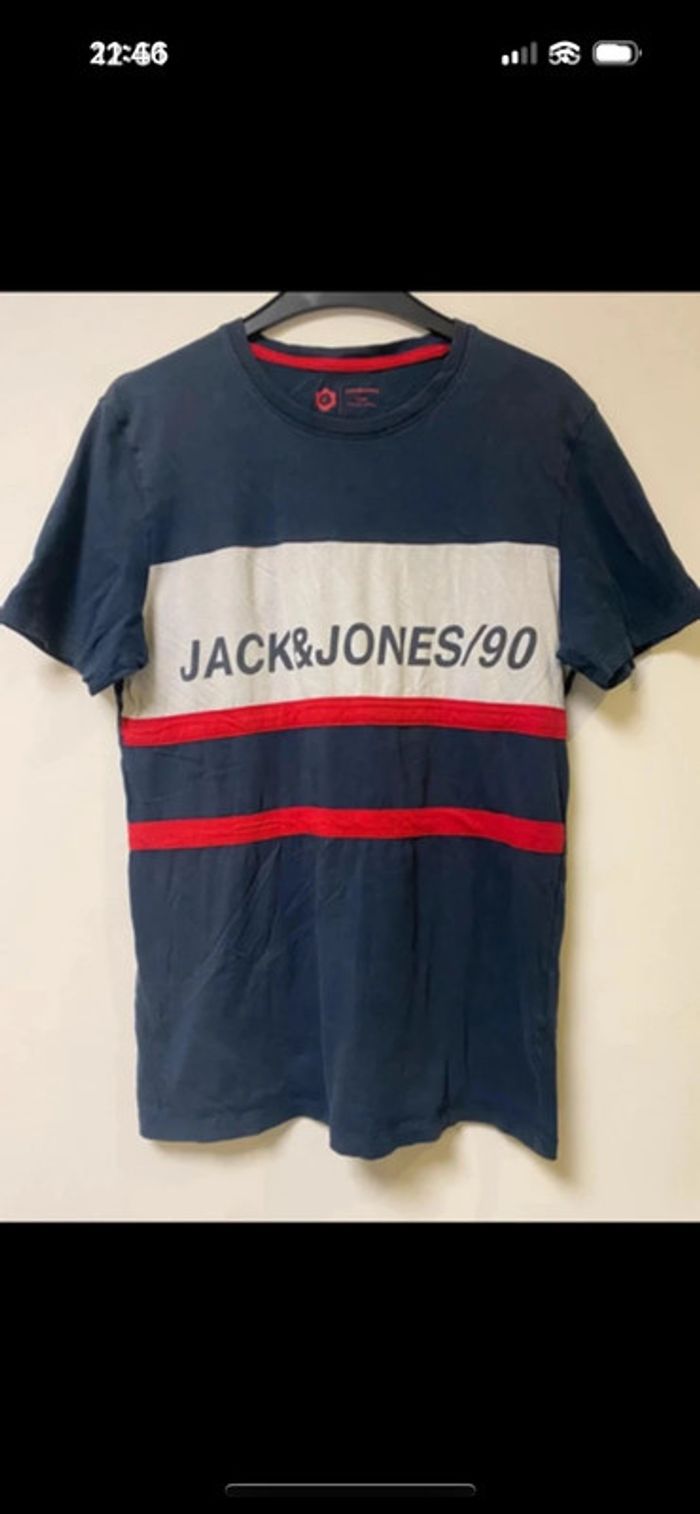 Teeshirt marine Jack & Jones taille M