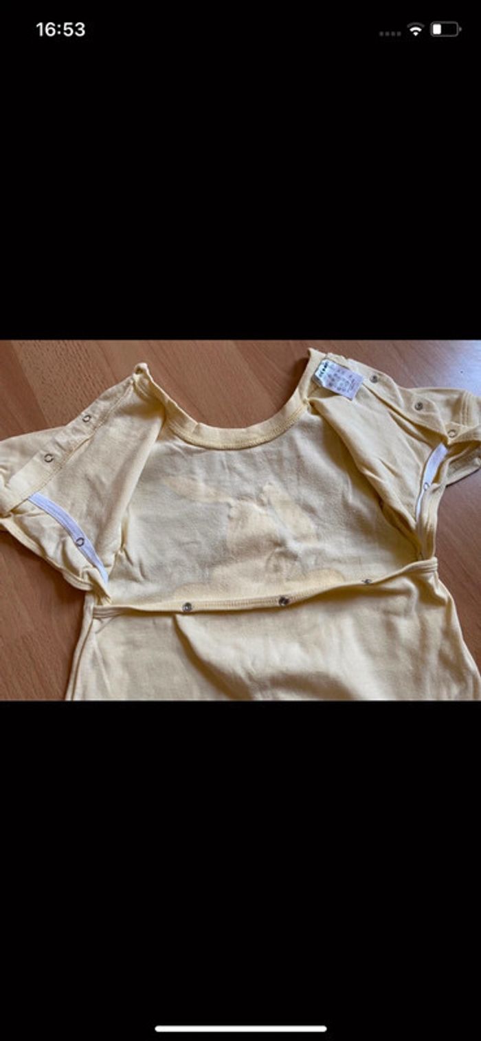 Gros lot de pyjamas/grenouillères d’été T. 1 mois/54 cm garçon TBE - photo numéro 6