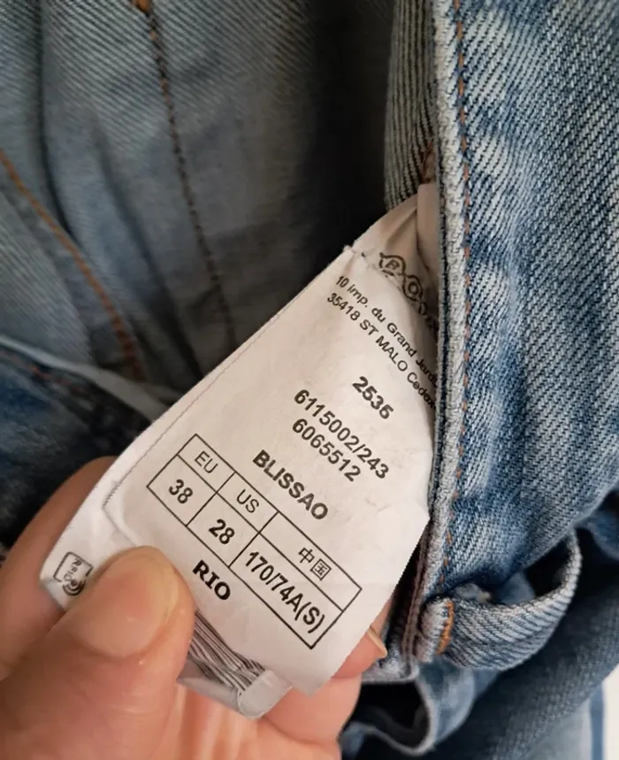 Jeans homme bonobo t38 - photo numéro 6