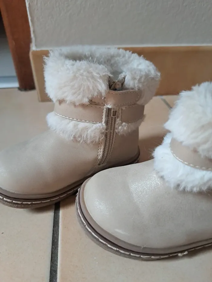 Bottines beige 21 - photo numéro 3