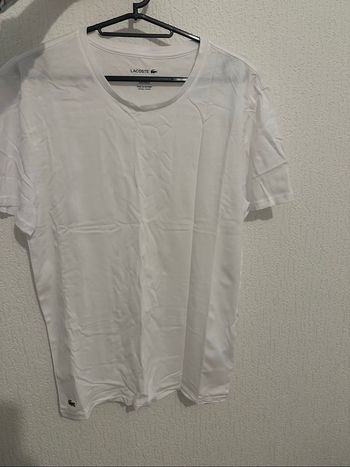 Tshirt Lacoste blanc
