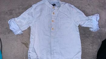 Chemise manches longues garçon 18 mois